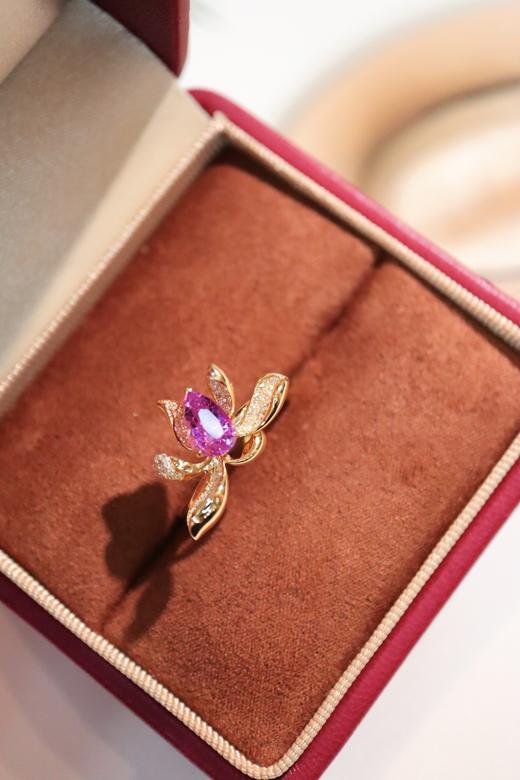 1.15ct 蓝宝石戒指 商品图0