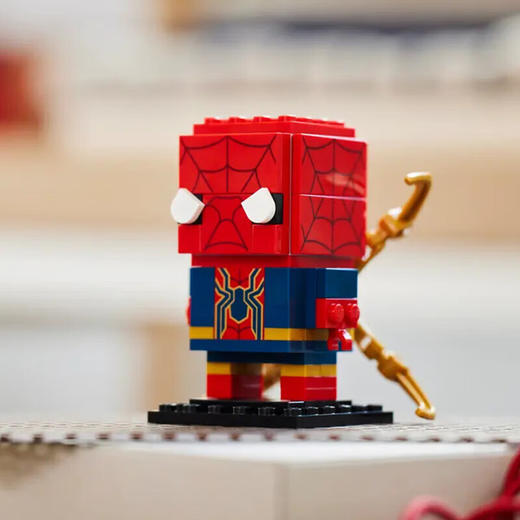 乐高积木L40670乐高方头仔系列钢铁蜘蛛侠 商品图1