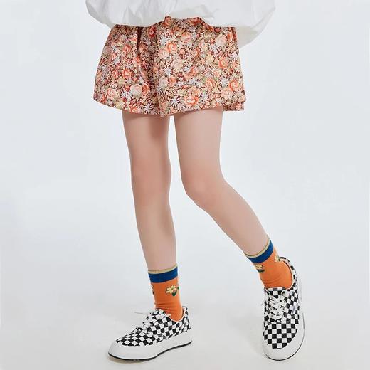 龙之涵短裤裙 纯棉 女童半身裙夏天洋气儿童防走光裙裤夏季宝宝短裙子 商品图6