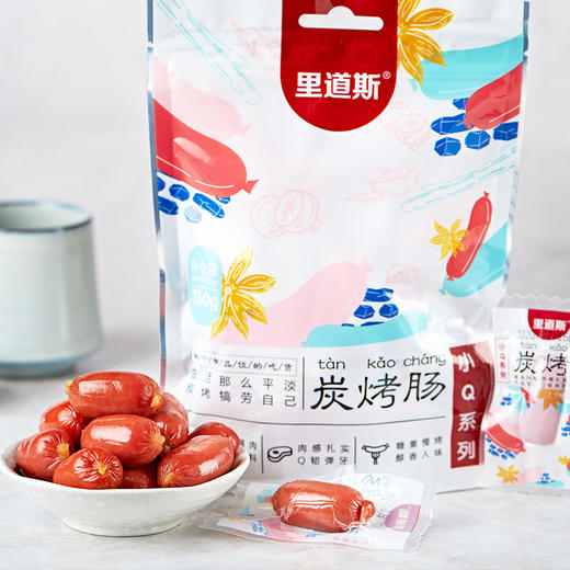 【哈尔滨】秋林·里道斯 碳烤小q肠 Q弹迷你 口感鲜美，卤味十足。 商品图3