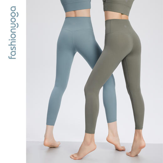 凡圣瑜伽基础薄裸感九分裤 FC14936 商品图11