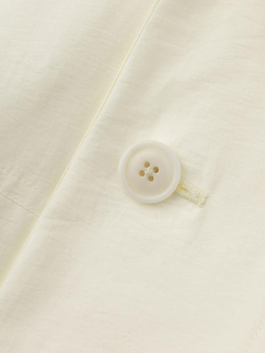 COCO ZONE ”鹅黄小外套“时尚宽松连帽单排扣外套纯色长袖上衣CC1B1260 商品图6