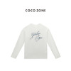 COCO ZONE "比利"夏季字母印花时尚圆领长袖上衣 CC2B1186 商品缩略图0