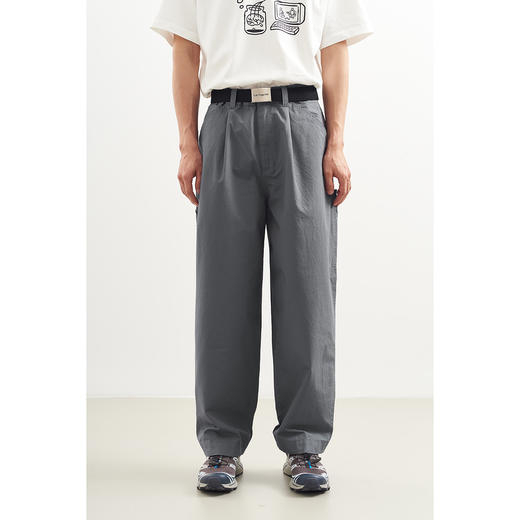 吃茶去chichaqu2024新款春夏宽松木匠裤工装长裤复古男女百搭 已售 0 商品图2