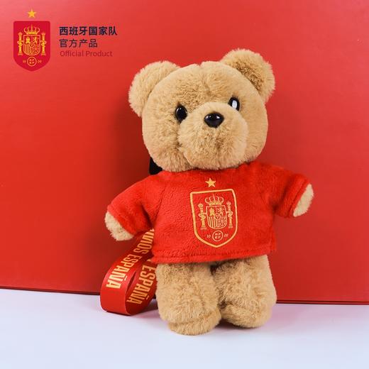 西班牙国家队官方商品丨红色队徽球衣小熊挂件 欧洲杯限定款加维 商品图1
