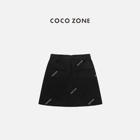 COCO ZONE "艾伦半裙“100棉夏季时尚包臀短裙通勤A字裙CC1B1456