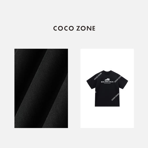 COCO ZONE “强推T"100棉字母印花短袖T恤休闲圆领上衣CC2C1250 商品图2