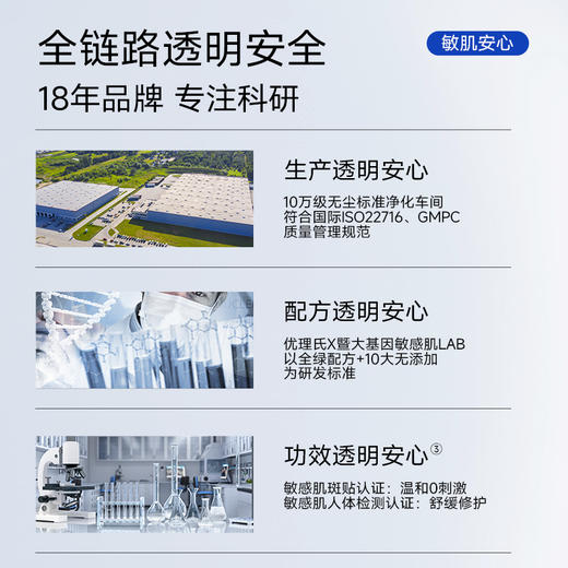 【舒缓维稳】优理氏酵母修护精华乳 舒缓修护敏感肌 补水保湿 清爽不油腻 保湿乳液 商品图5