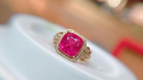 3.25ct 4.47g 碧玺戒指