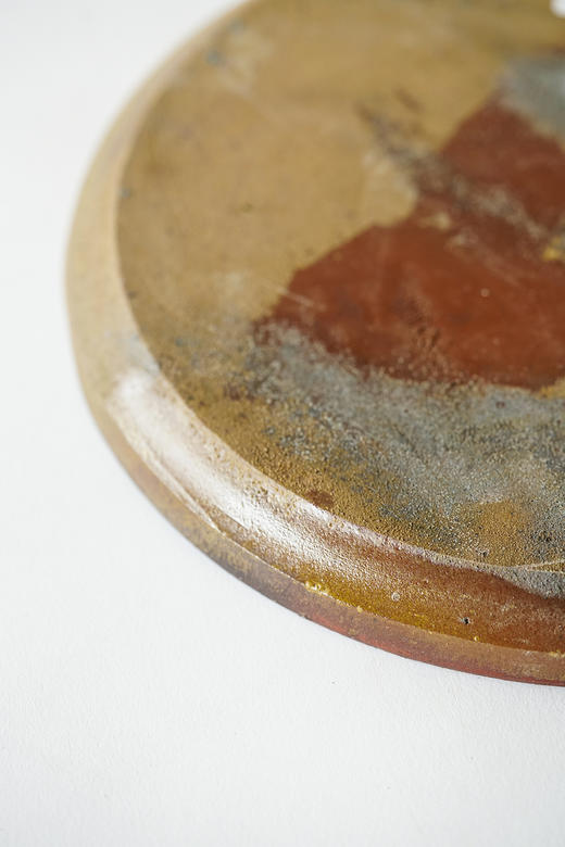 野口悦士18｜19｜20 赤锖｜平皿 商品图3