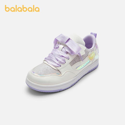 巴拉巴拉童鞋女童板鞋儿童防滑透气鞋秋季新款甜美梦幻休闲鞋 商品图0