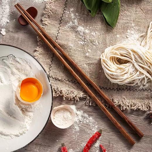 长筷子 鸡翅木火锅筷加长筷 42cm特长捞面筷子 1双 油炸耐高温加长筷厨房油锅 商品图1