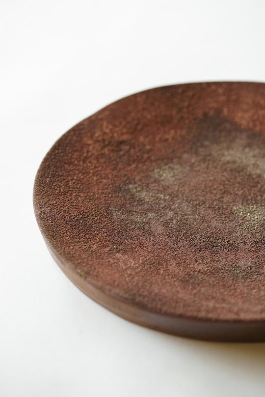 野口悦士15赤锖｜台皿 商品图2