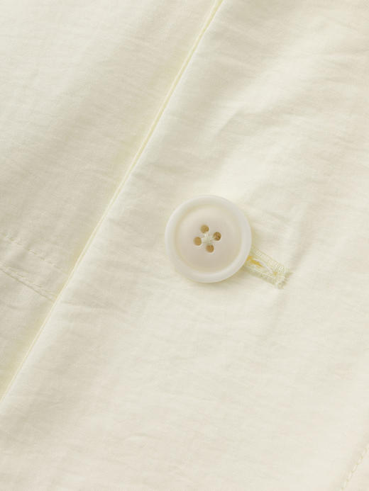 COCO ZONE ”鹅黄小外套“时尚宽松连帽单排扣外套纯色长袖上衣CC1B1260 商品图5