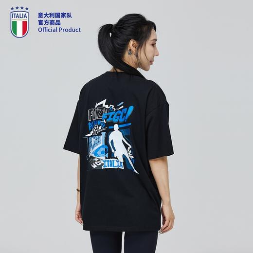 【官方正版】意大利国家队|手绘助威T恤欧洲杯潮流短袖足球迷运动衫 商品图2