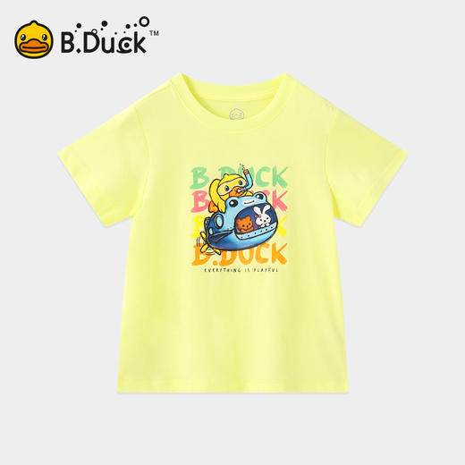 B.Duck小黄鸭童装夏季短袖T恤110-160 BF2501987 商品图4