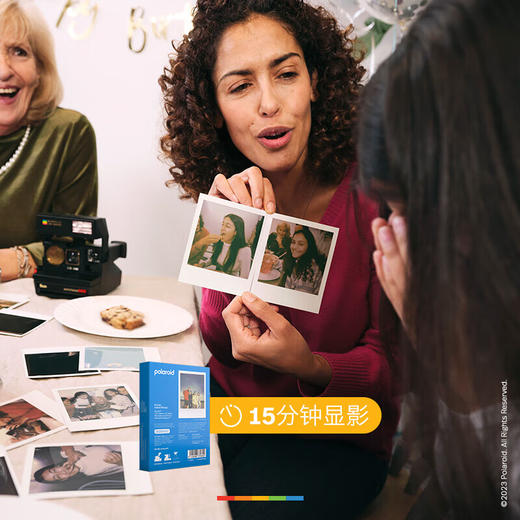 宝丽来Polaroid 拍立得相纸 600一次成像相纸复古胶片 适用NOW/NOW+/I-2/600/Lab机型  带电池可用于600机型 商品图3