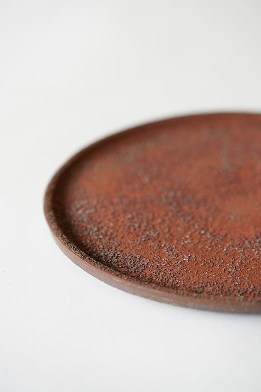 野口悦士18｜19｜20 赤锖｜平皿 商品图6