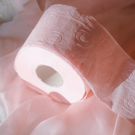 RENOVA粉色乳液卷纸4卷/117924 樱花粉玫瑰乳液卷纸三层超柔软 商品图2