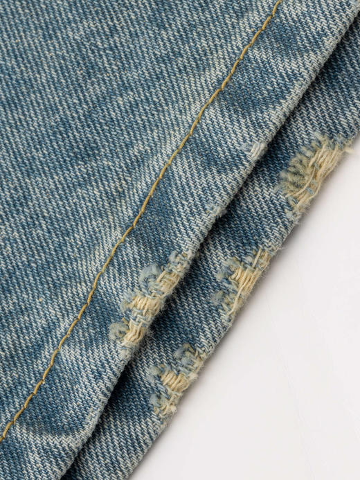 COCO ZONE "黑标牛仔裙”夏季设计v领连衣裙纯色百搭休闲长裙CC2B0890 商品图5