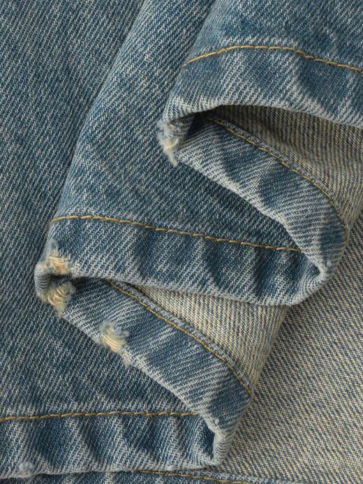 COCO ZONE "黑标牛仔裙”夏季设计v领连衣裙纯色百搭休闲长裙CC2B0890 商品图7