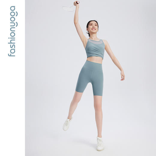 凡圣瑜伽基础薄裸感五分裤 FC14513 商品图11