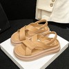 【厚底凉鞋女款】夏季新款 配裙子仙女风女士绝美精致增高沙滩鞋  商品缩略图8