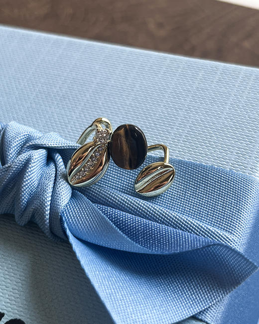 现货 THS 6.29-无 hefang家 咖啡豆 独特造型耳夹 单只耳夹 CU1203 商品图3