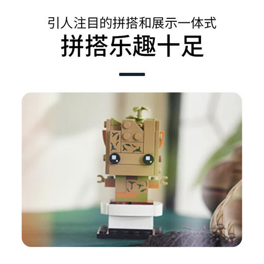 乐高积木L40671乐高方头仔系列盆栽格鲁特 商品图2