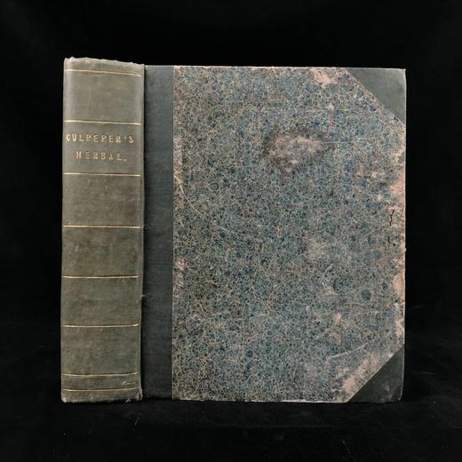 1789年 卡尔佩珀《英国医生与药草全书》 450余幅版画插图 漆布精装16开 商品图0