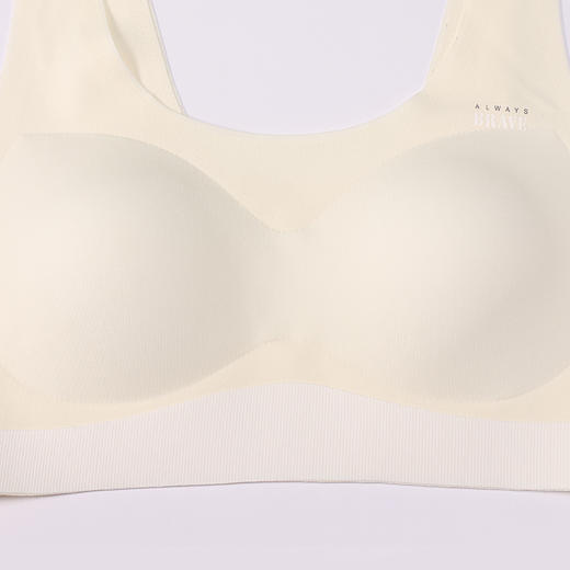 都市丽人内衣少女优选二阶少女文胸泳布薄文胸背心式无排扣无钢圈BBT2Q4 商品图4