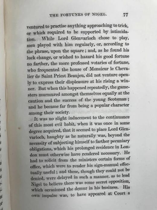 1824年 司各特《奈杰尔的命运》（全2卷） 全真皮精装大32开 商品图4