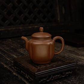 严伟敏 秋葵壶壶 宜兴紫砂原矿茶壶紫砂壶功夫茶泡茶壶茶具仿古