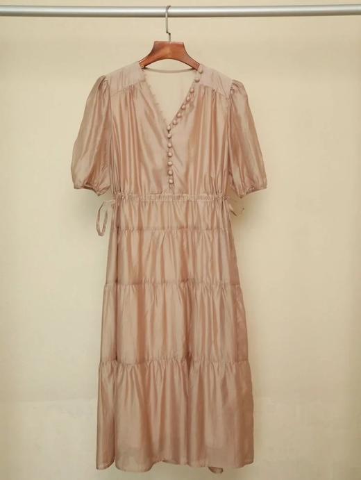 LPIUTY品牌直发！识货团⚠️LOEW*E罗*威原单天丝面料原厂！原料⚠️法式复古优雅连衣裙❗️意大利进口天丝面料 B0723511 商品图13