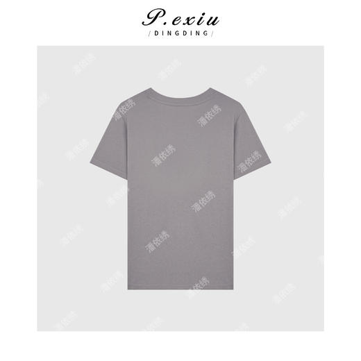 04-3潘依绣丁丁宠粉【小女孩】100%棉柔软舒适刺绣圆领短袖T恤 W-62226 商品图2