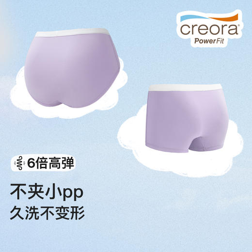 likeuu内裤少女发育期学生内裤入门款男女童三角裤3条装ZY 商品图3