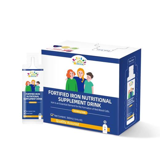 叁佰添新版强化铁营养补充液铝袋装12毫升*30包 商品图1