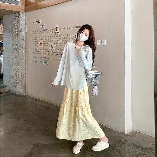 <曾小咸推荐>【少女心荡漾】彩色波点半身裙 商品图0