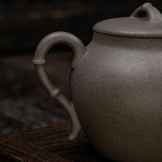 欧咏 古泉竹壶 宜兴紫砂原矿茶壶紫砂壶功夫茶泡茶壶茶具仿古 商品图2
