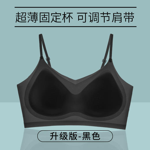 【新品！巨薄.舒适感满满】夏季冰丝内衣，夏日凉爽；美背必备，防滑不易勒肩膀，舒适大气；果冻软支撑，倍感轻盈；无钢圈设计，自在呼吸；多色可选，华美多姿；自然聚拢，诠释女性魅力！ 商品图4