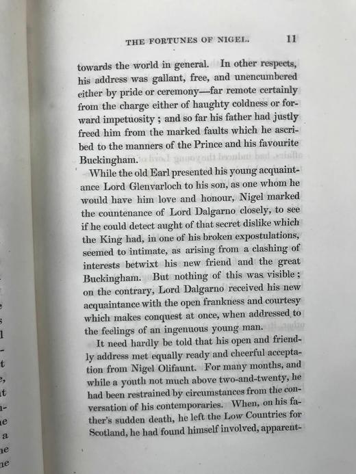 1824年 司各特《奈杰尔的命运》（全2卷） 全真皮精装大32开 商品图3