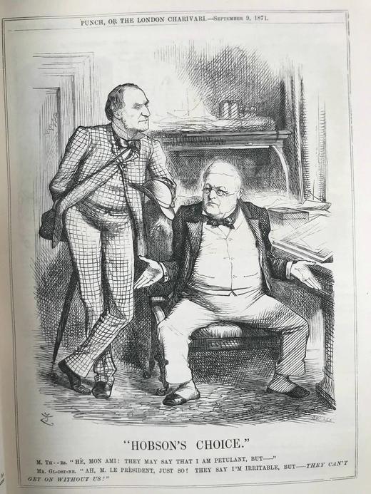 1871-1873年 英国讽刺漫画杂志《笨拙》 数百幅插图 漆布精装16开 商品图12