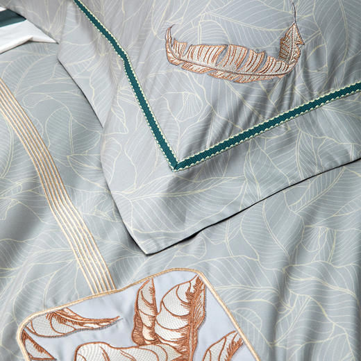 多喜爱 新绒棉磨绒床上用品四件套 月影芭蕉 商品图5