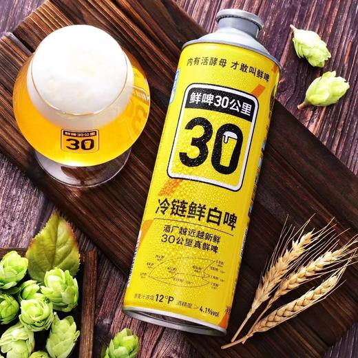 30公里冷链鲜白啤 商品图0