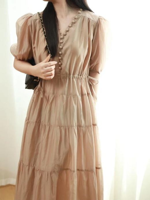 LPIUTY品牌直发！识货团⚠️LOEW*E罗*威原单天丝面料原厂！原料⚠️法式复古优雅连衣裙❗️意大利进口天丝面料 B0723511 商品图10