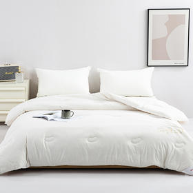 红蜻蜓大豆a类纤维被子冬被棉被芯加厚四季款太空被双人-原棉大豆被