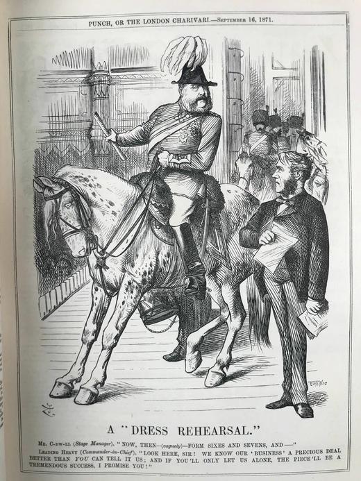 1871-1873年 英国讽刺漫画杂志《笨拙》 数百幅插图 漆布精装16开 商品图11