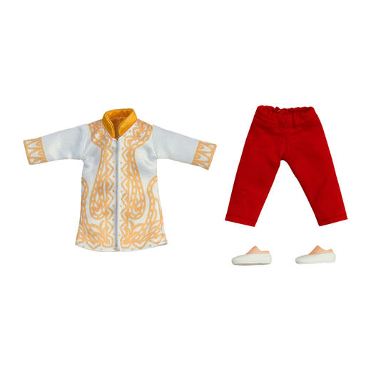 【GSC现货】粘土娃 服装套组 World Tour 印度 BOY 白色/红色 商品图4