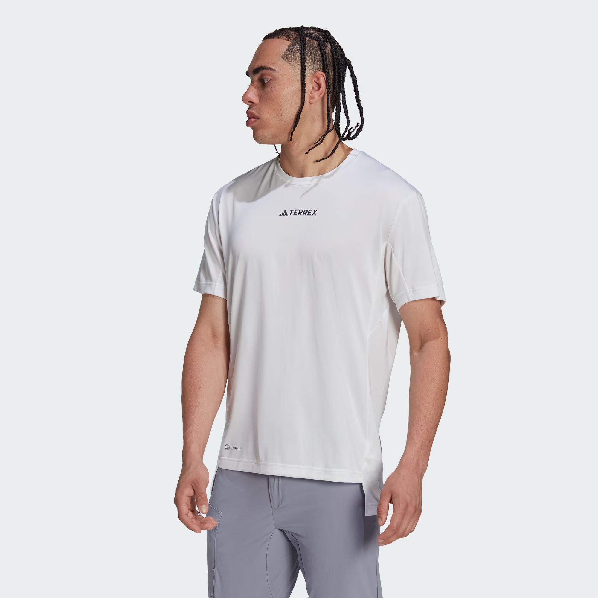 Adidas阿迪达斯MULTI TEE 户外运动短袖圆领T恤HM4047
