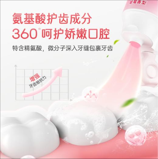幽莎儿童牙膏防蛀牙护龈含氟3-6-12岁换牙期防龋齿草莓香型  香橙香型 商品图3